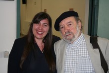 Antonella Torda col maestro Gianpistone 